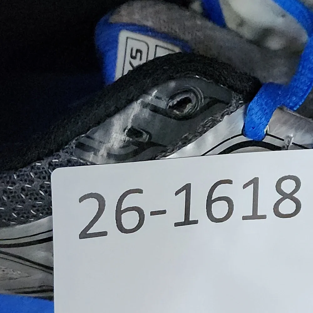 Brooks Adrenaline GTS 16 sz 9.5 Men Grey Blue Running Shoes 1102121D181 Athletic